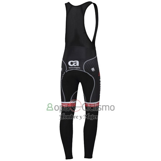 Trek Segafrojoo Ropa Ciclismo Culotte Largo 2017 Mangas Largas Negro y Rojo